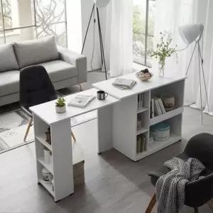 접이식 일자형 홈바 아일랜드식탁 C타입 주방수납 주방가구 카운터 수납장