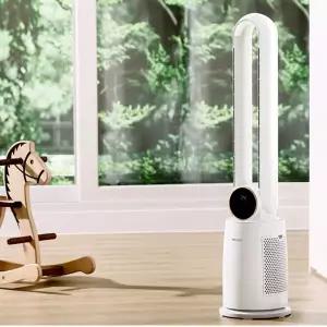 [렛홈]BLDC 모터 날개없는 무드등 리모컨 선풍기