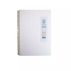 Q 밀크PP 스프링 노트 (A4 좌철 코넬 80매 옥스포드)