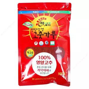 [쇼핑엔티] 25년산 햇 특등급 농협 영양 고춧가루 500g x 6팩 (총 3kg)