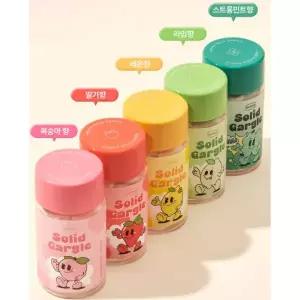 노도르 고체 가글 30정 입냄새 구취 제거 휴대용 구강청결제 5개 - 1세트