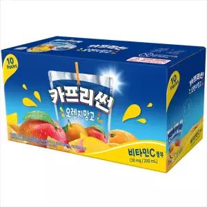 카프리썬 오렌지망고 200mlx10개/2세트구매시 1000원DCX넉넉한 유통기한