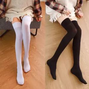 오버니스타킹 골프 필라테스 니삭스 실리콘 양말 스타킹 스킨/블랙/화이트