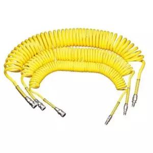 [하프클럽/]ksr 상아 우레탄코일호스 10x6.5x10M(커플링)