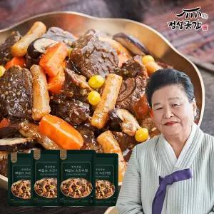 정성곳간 명인 강순의 뼈없는 소갈비 찜 500g 4팩 (총 2kg)