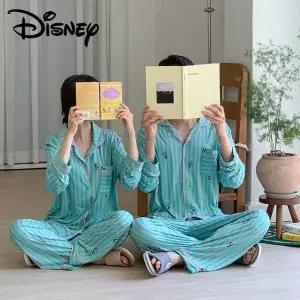 [디즈니]커플잠옷 스트라이프 카라넥 페어 라운지웨어 빅사이즈 324