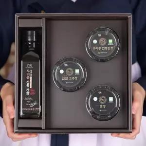 순창 국산 콩 간장 찹쌀 고추장 된장 쌈장 선물세트 4종2호 전통된장 국간장 부모님 설선물 세트