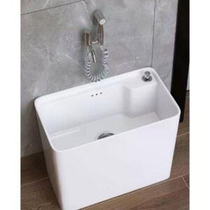 스탠 5CM 22 소재싱크 개수대 다용도 이동식 길이49 걸레받이 나무 사각형 소재씽크