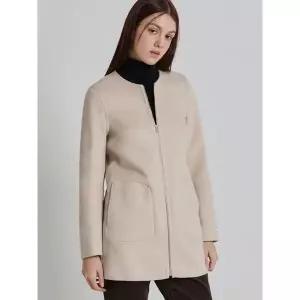 [르오트]앙고라 울블렌디드 라운드넥 핸드메이드 집업코트 사이즈 55 88까지_P414855883