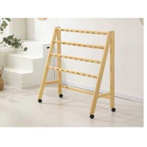 유치원 수건걸이 손닦기 없음 A형 타올 바퀴 32훅 어린이집 스탠드