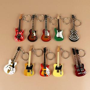 일렉기타 키링 키체인 악기모양 열쇠고리 통기타 키홀더 기념일 선물