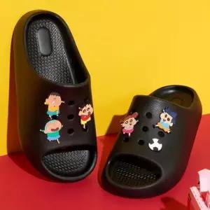짱구 폼폼슬리퍼 아동 성인 실내 실외 슬리퍼