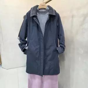 [크레송]내피 패딩 후드 트렌치 OBCFDP01ADG