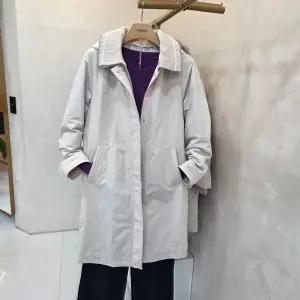 [크레송]내피 패딩 후드 트렌치 OBCFDP01DG