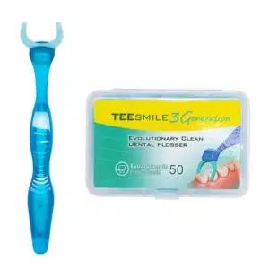 뉴클린 어금니 및 구석구석 치간 치실 손잡이1개+리필치실 J794-O