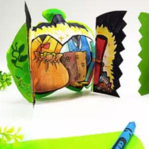 박만들기 흥부와 놀부 컬러룬 유아미술 10인 미술놀이