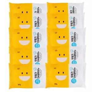 순한고집 강청녹색인증 식물성 EM 세탁빨래비누280g X10개