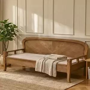 서광퍼니처 휴앤토 온열 온돌 황토숯볼 건강 3인 흙소파 원목소파 hy