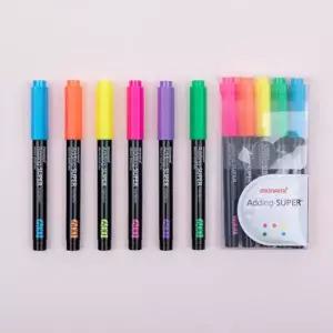 모나미 에딩슈퍼 형광펜 600 6색세트 파스텔