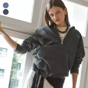 [게스]남여공용 다잉 후드집업 NP3K5497 628764