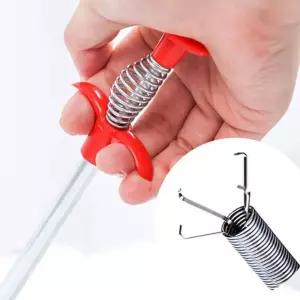 배수구집게 세면대 싱크대 하수구 욕실 이물질제거 2m/뚫어뻥/변기/막힘/압축기/뚜러뻥/압착기/뚤어뻥/뚫는