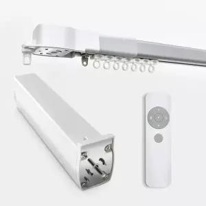 아라크네 전동커튼 자동 IoT 스마트 레일 모터 리모컨 포함 풀패키지 180-300cm
