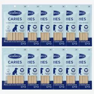 웜픽 카리에스 강아지 치석제거 덴탈껌 6p x 12개