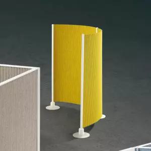 소리먹는 파티션 NMC 라운드형 템바보드 디자인 플랜맥스 가림막 칸막이 사무실 은행 병원 홈오피스 흡음