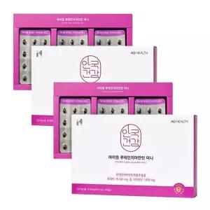 안국건강 아이원 루테인지아잔틴 미니 180캡슐, 2개