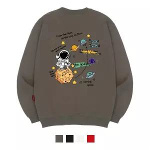 [엘라모] 3M 스페이스트래블 맨투맨 남녀공용 빅사이즈 S~4XL