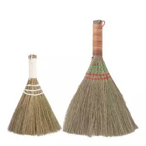 싸리 빗자루 미니 책상 복빗자루 세트 대나무 갈대 수수 라탄 빗자루