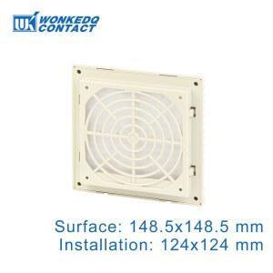 3322 300 120MM 배기 루버 세트 없음 그릴 패널 환기 냉각 송풍기 필터 230V 셔터 캐비닛