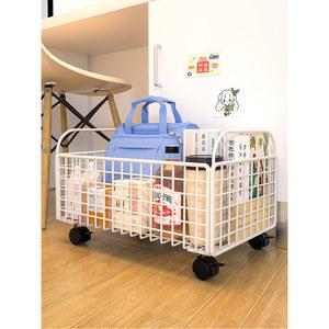 책가방 수납함 풀리 바퀴 달린 책상 아래 신기 바구니 상자 교실용 학생