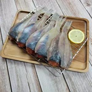 [하라네]국내산 손질 반건조 참가자미 알가자미 두절 알배기 가자미 자연산 700g