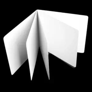 16 x16cm 8페이지 무광 코팅 무지 책 1권 어린이 나만의 책 미니북 만들기 북아트 재료 키트 그림책 미니