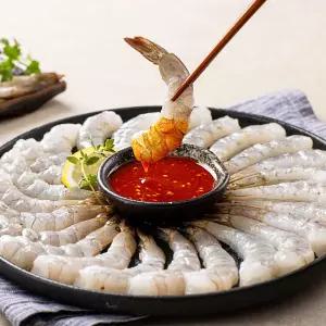 국내산 손질 흰다리 새우회 175g(11~13미) 외 /KR