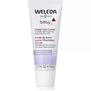 Weleda Baby White Mallow 기저귀 케어 크림, 50.3ml(1.7액량 온스), 무향 식물 풍부한 보호, 화이트 맬로,