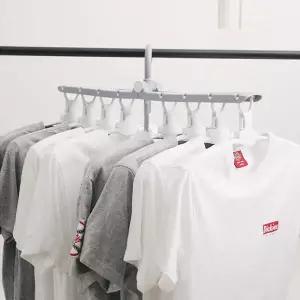 [아도라하우스] 모던 접이식 옷걸이 8단