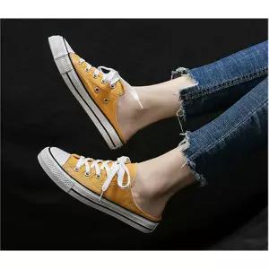 꾹상점1  여성용 여성 포인트 스니커즈 운동화 단화 슬리퍼 신발 뮬 ZG8003