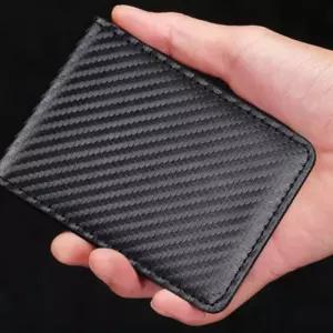 가죽반지갑 남성 카드 지갑 자동 명함 팝업 알루미늄 비즈니스 휴대 슬림