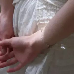 (당일출고/925silver) Minimal Orb Sterling Bangle 미니멀 볼볼 실버 뱅글 팔찌