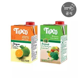 [팁코][웅진식품] 팁코(쇼군오렌지, 브로콜리) 500mL (12개 / 선택옵션)