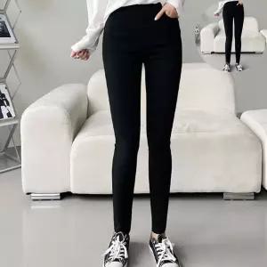 플리츠배기바지 스판 밴딩 스키니 팬츠 티셔츠 코디 슬림 여름 바지