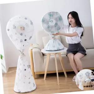 선풍기안전커버 스탠드 선풍기 커버 PVC 방수 먼지 덮개 스탠드형