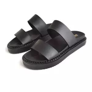 투 라인 남자 편한 통굽 키높이 사무실 남성 슬리퍼 실외화 남자조리 사무실신발