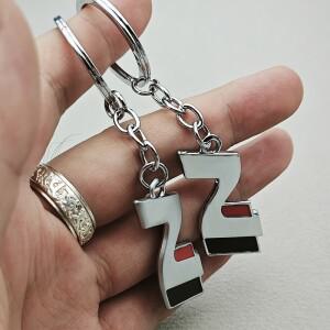 신형 럭셔리 메탈 로고 N 키링 자동차 키체인 엠블럼 현대 i30 쿠페 투싼 소나타 엘란트라 코나 액세서리