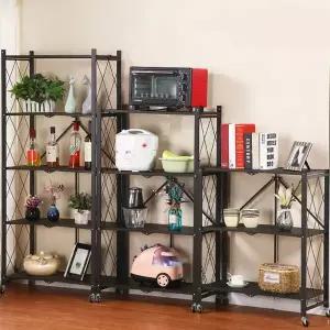 [프리폼]접이식선반 3단 4단 5단 이동식 폴딩선반 원터치 접이식철제 선반