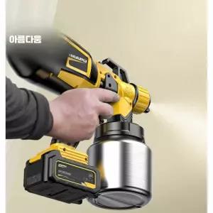 우림 페인트총 도색 전동 분무기 스프레이건 무선 전동 분사기 도장 공구