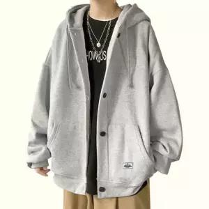 아우터 자켓 남자 기모 티셔츠 오버핏 남성 후드 간절기 빅사이즈