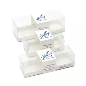 투명 직사각 롤케이크 빵집 카페 포장 상자 디저트